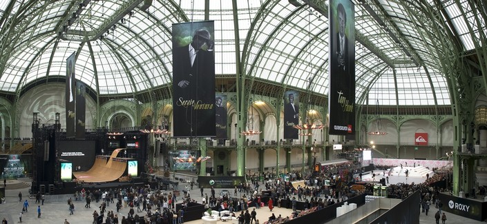 40-летний юбилей компании отмечали в выставочном зале Grand Palais